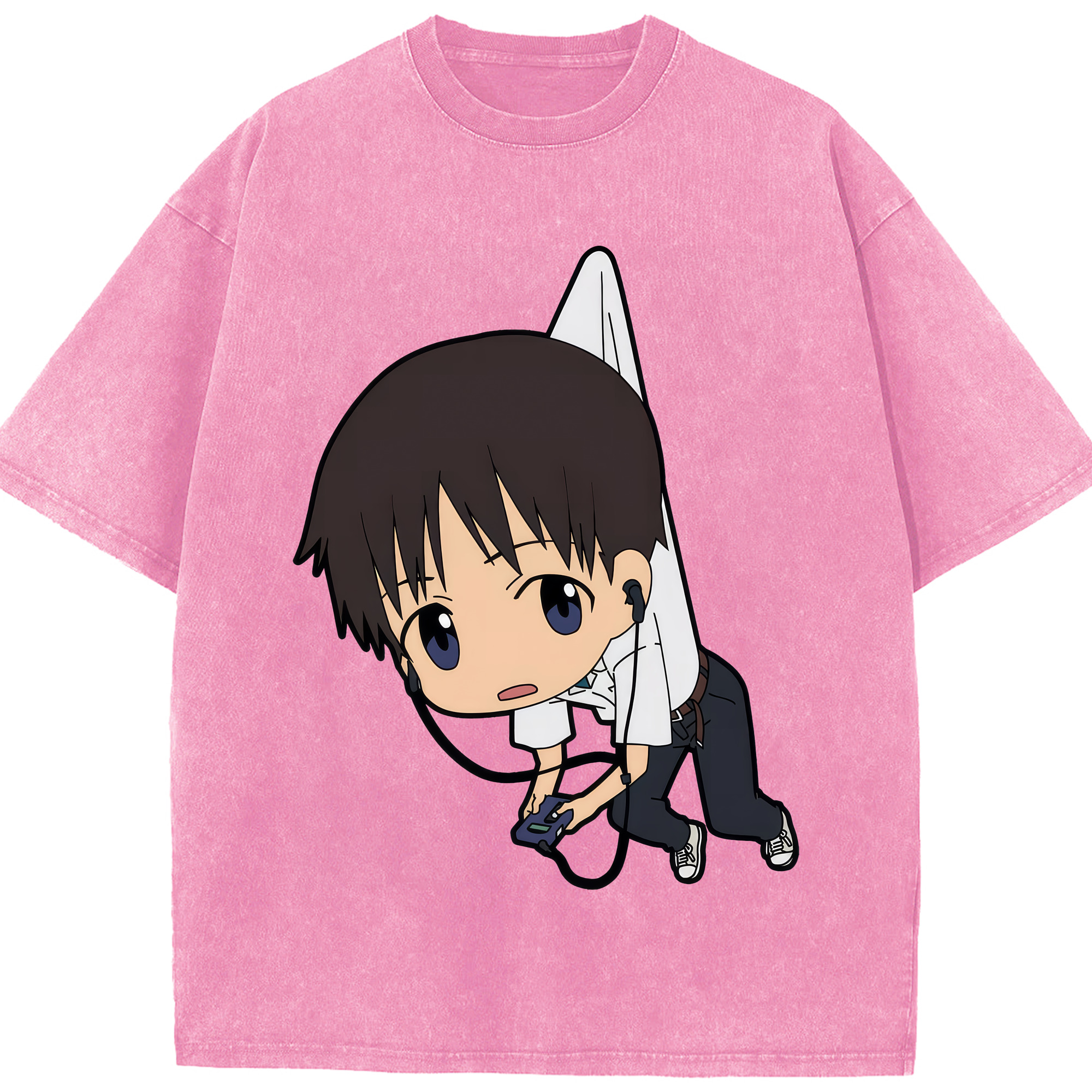 （画像用） EVA 新世紀エヴァンゲリオン 綿100% ヴィンテージ風 半袖Tシャツ（フロントプリント）
